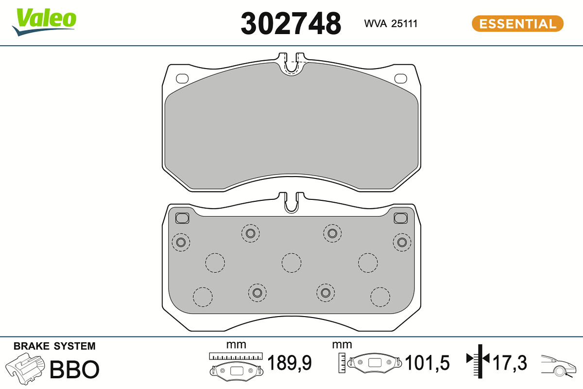 BRAKE PADS FIRST AUDI A6 C7 FR